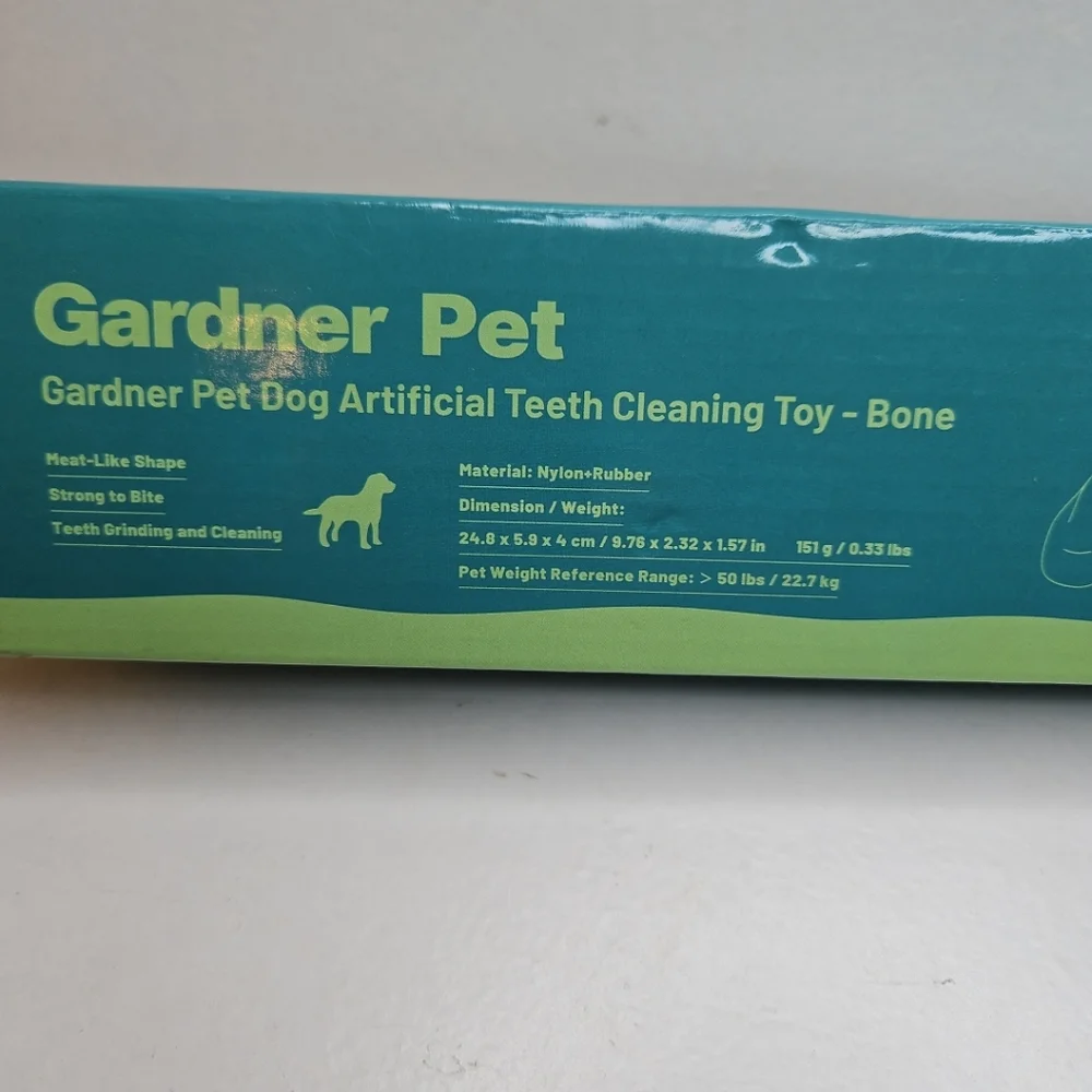 Gardner pet dog artificial teeth cleaning toy boneDog accessories